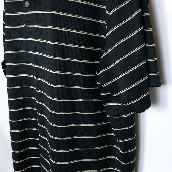 CHAMPION BLACK‎ &Yellow Golf Short Sleeve Shirt XL - Picture 4 of 10